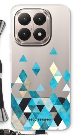 Coloured triangles blue