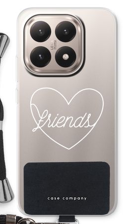 Friends heart pastel