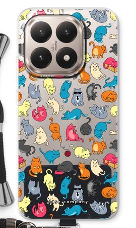 Colourful cats