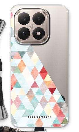 Coloured triangles pastel