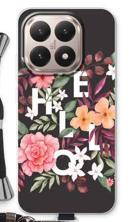 Hello in flowers