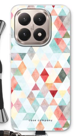 Coloured triangles pastel