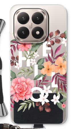 Hello in flowers