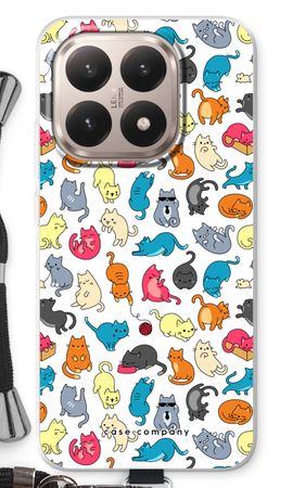 Colourful cats