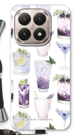 Violet cocktails