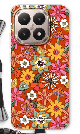 Retro Flowers - Red