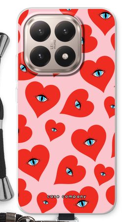 Red heart eyes