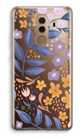 Flowers with blue leaves