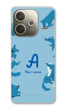 Playful Dogs Monogram