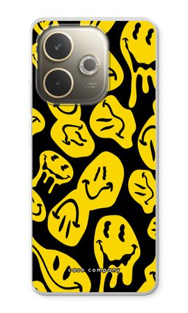 Melting smiley - Yellow