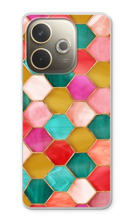 Hexagons in stained glass