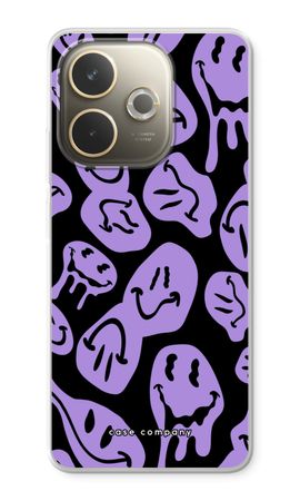 Melting Smiley - Purple