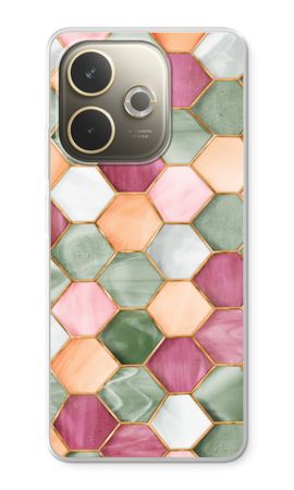 Hexagons in stained glass