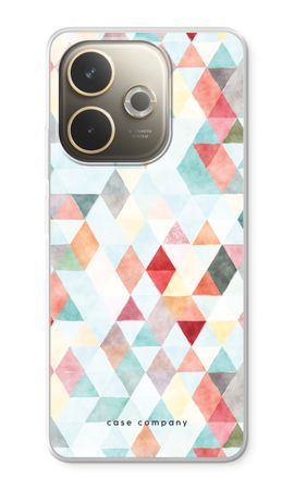 Coloured triangles pastel