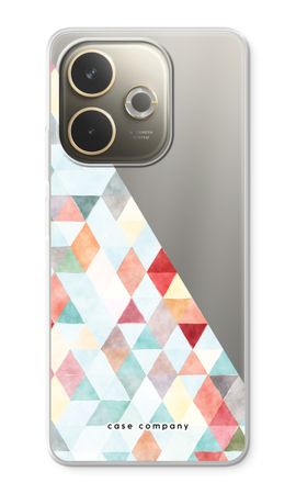 Coloured triangles pastel