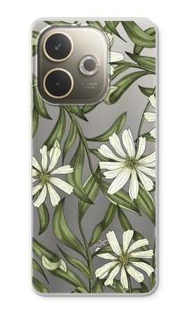 White flower pattern