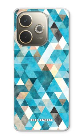 Coloured triangles blue