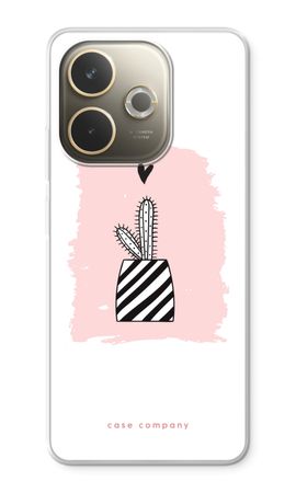 Black and white cactus