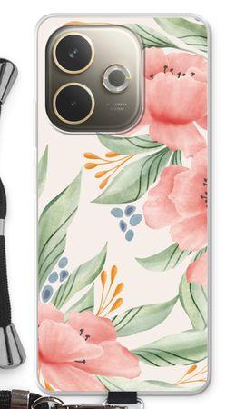 Fleurs roses douces
