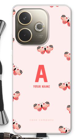 Rosy Butterflies Monogram