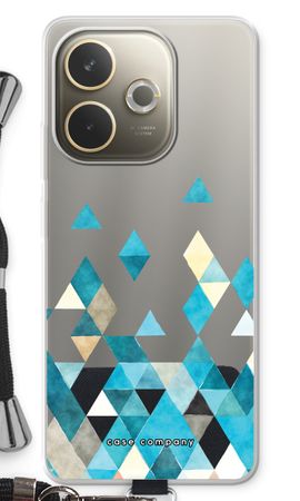 Coloured triangles blue