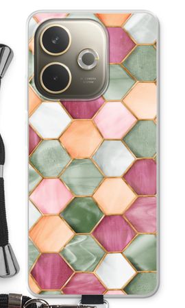 Hexagons in stained glass