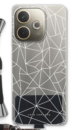 Geometrische lijnen wit