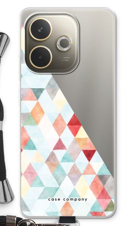 Gekleurde driehoekjes pastel