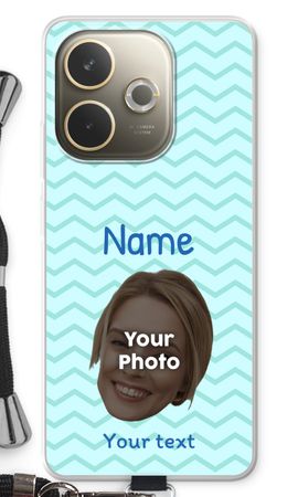 Personalized Face - Stripes Pattern