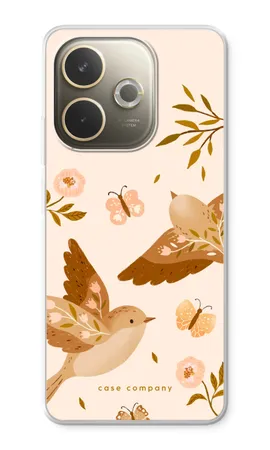 Fluttering Pair, Miękkie etui Oppo A5 Energy