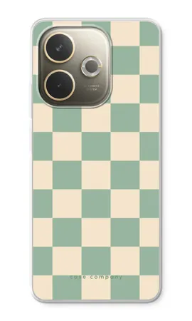 Checkered Mint, Oppo A5 Pro soft case