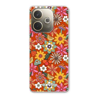Retro Flowers - Red