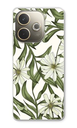 White flower pattern