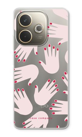 Hands pink