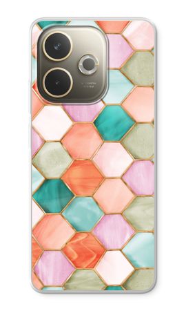 Hexagons in stained glass