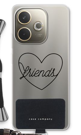 Friends heart black