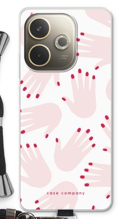 Hands pink