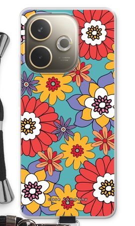 Retro Flowers - Blue