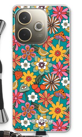 Retro Flowers N°2 - Blue