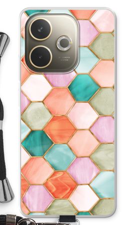 Hexagons in stained glass