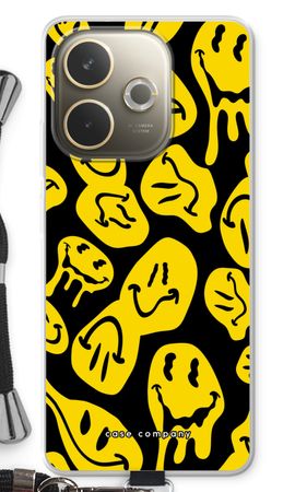 Melting smiley - Yellow