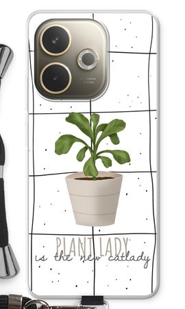 Houseplant on windowpane