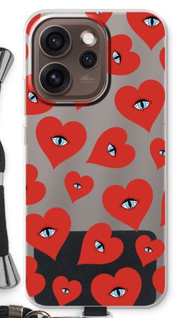 Red heart eyes