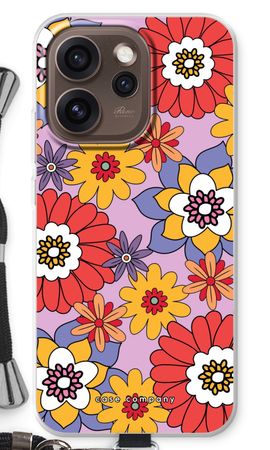Retro Flowers - Purple