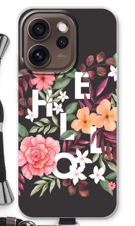 Hello in flowers