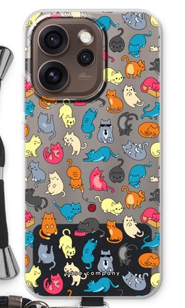 Colourful cats