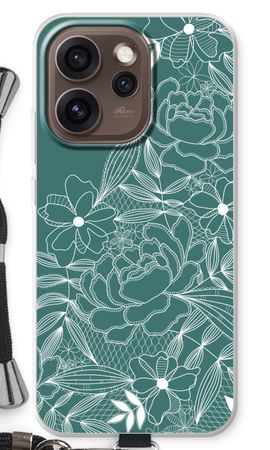 Flowers in lace