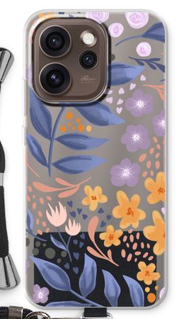 Flowers with blue leaves