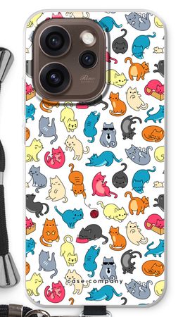 Colourful cats