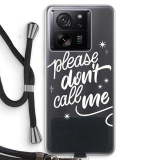 Don't call